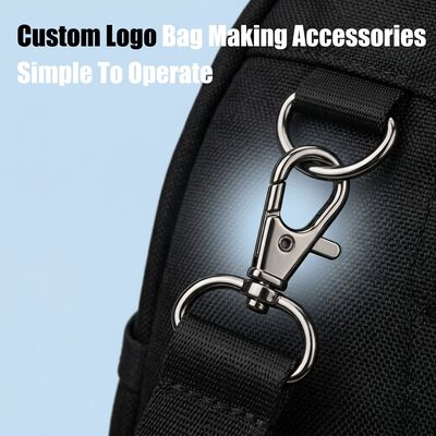 Die-casting Polishing Plating Bag Making Accessories Featuring Zipper Closures and Strong Hardware for Bag Manufacturing