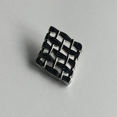 OEM hình chữ nhật đóng gói quần áo phụ kiện kim loại trang trí quần áo