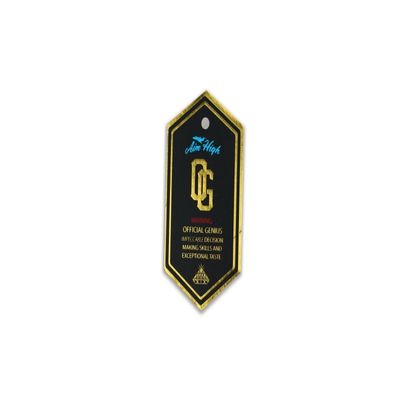 Quần áo giấy tái chế hình chữ nhật treo thẻ chống nước cho quà tặng