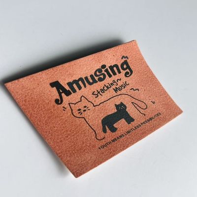 Custom Jeans Label da Logo thương hiệu hình chữ nhật cho các mặt hàng crochet