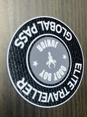 Inkscreen Printing Woven Embroidered Clothing Labels Cho quần áo Damask
