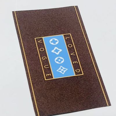 Quần áo Vải dệt nhãn Logo Tags thiết kế tùy chỉnh cho thủ công