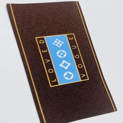 Quần áo Vải dệt nhãn Logo Tags thiết kế tùy chỉnh cho thủ công