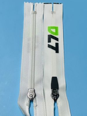 Nhập xưởng quần áo chống thời tiết nhựa polyester Zipper Slider tùy chỉnh
