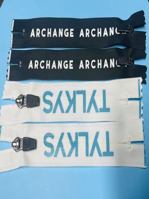 Chống thời tiết dây kéo khóa khóa áo khoác khóa khóa nylon tùy chỉnh