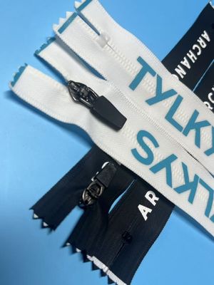 Chống thời tiết dây kéo khóa khóa áo khoác khóa khóa nylon tùy chỉnh