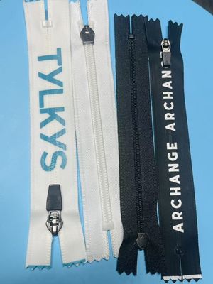 Chống thời tiết dây kéo khóa khóa áo khoác khóa khóa nylon tùy chỉnh