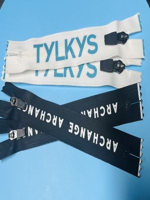 Chống thời tiết dây kéo khóa khóa áo khoác khóa khóa nylon tùy chỉnh