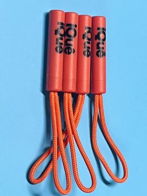 Không thấm nước màu cam nhựa Swing Cord Zipper kéo cho quần áo