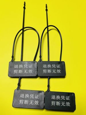 ODM Đen quần áo thẻ bảo mật nhãn quần áo thẻ cho cửa hàng quần áo