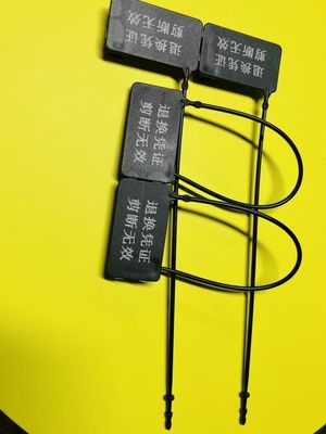 ODM Đen quần áo thẻ bảo mật nhãn quần áo thẻ cho cửa hàng quần áo