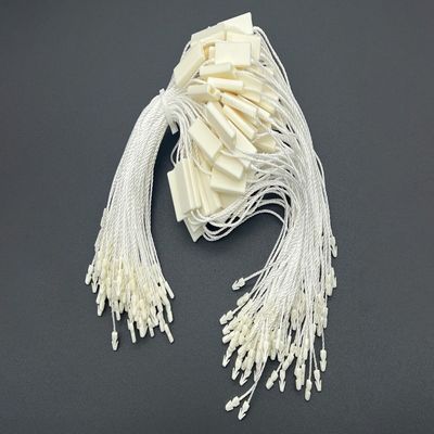 Dòng chữ nhật Polyester Snap Lock Nhãn nhựa gắn kết màu trắng Eco Friendly