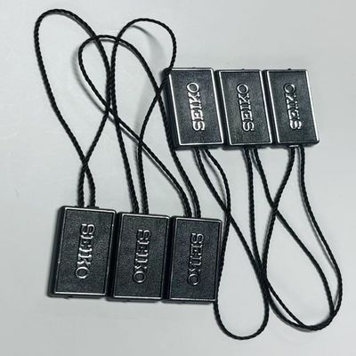 Chống khí 3 inch Đen treo dây thừng Swing Tag Thread 100pcs