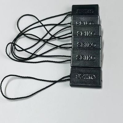 Chống khí 3 inch Đen treo dây thừng Swing Tag Thread 100pcs