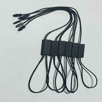 Tùy chỉnh linh hoạt swing màu đen treo thẻ dây cho quần áo quần áo