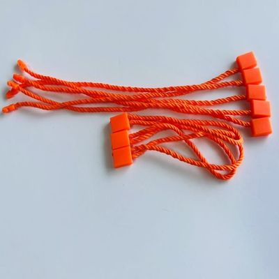 Vải màu cam Nhãn nhựa Nhãn buộc cửa hàng bán lẻ Quần áo phụ kiện