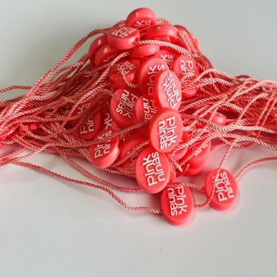 OEM số lượng lớn Nhãn gắn nhựa với chân khóa và vòng an ninh