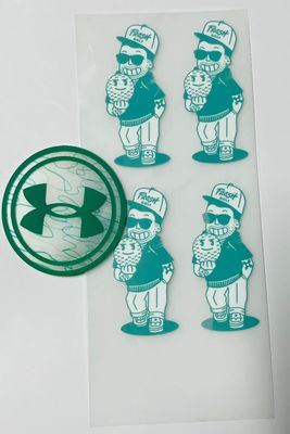 Express Shipping and Ink Screen Printing Heat Transfer Clothing Labels for Pet Size 38*54mm