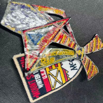 Glossy Finish Garment Patches Featuring Nylon or Cotton String Perfect for Clothing Decoration and Custom Apparel Creation