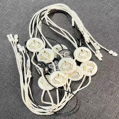 Approximately 10 Inches Hanging Length Plastic Tag Fastener Suitable for Bags Made from Durable Plastic Texture Ensuring Attachment