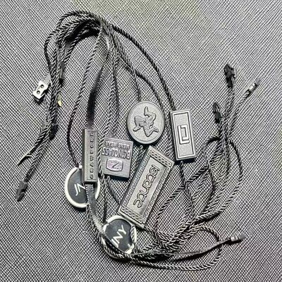 Flexible Garment Swing Tags Black Suitable for Clothing Labels Apparel Identification and Textile Product Customization