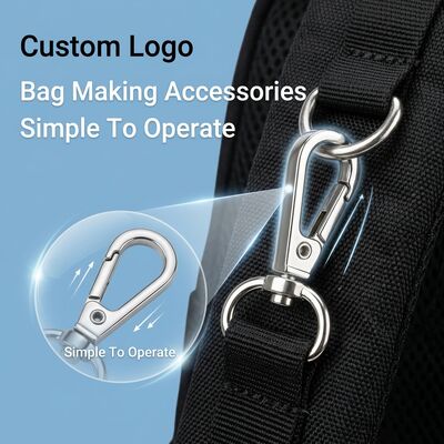 Detachable Strap Bag Making Accessories Providing Zipper Closure Beneficial for Garment Crafting and Production