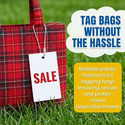 Long-lasting Tagging And Labeling with Flexible Nylon Tag Fasteners Width 0.2 Inches