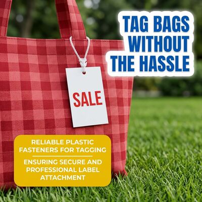 Kháng nhiệt đan xâu nylon Tag Đẹp dây thừng Cho giá thẻ