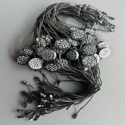 Black Garment Swing Tags Độ dài 7 inch Thích hợp cho nhận dạng quần áo và mô tả sản phẩm trong ngành công nghiệp thời trang